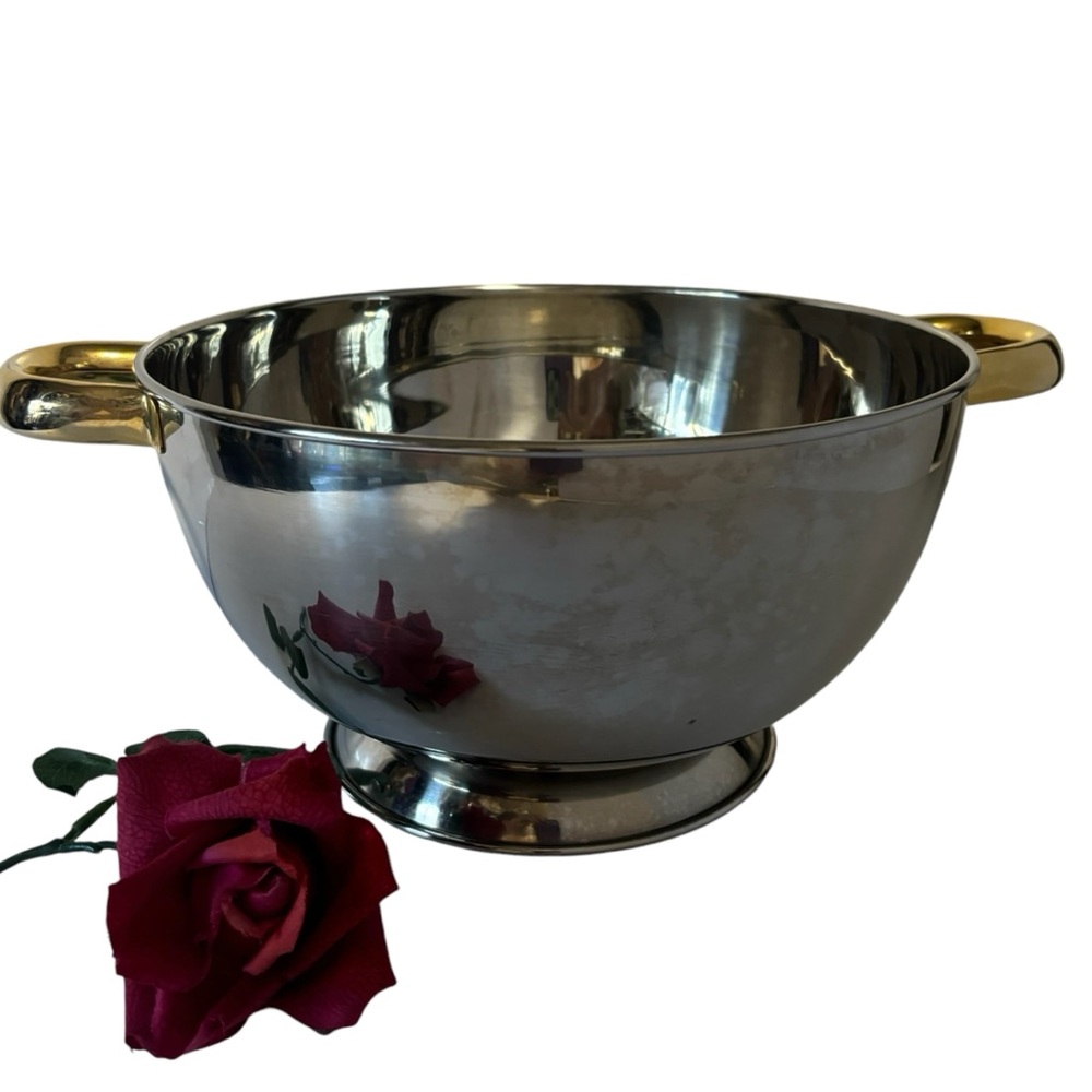 VTG Command Performance Gold Cookware Footed 18/10
Stainless Steel 1998 EUC